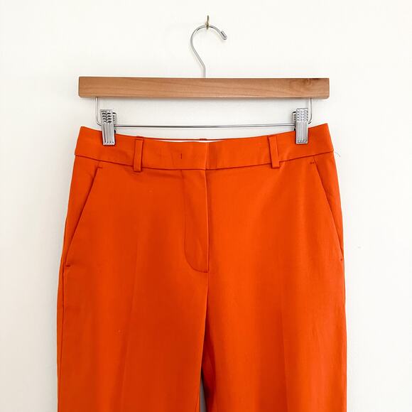 MaxMara Pegno Straight-Leg Trousers Orange 4 $595 - Picture 3 of 12